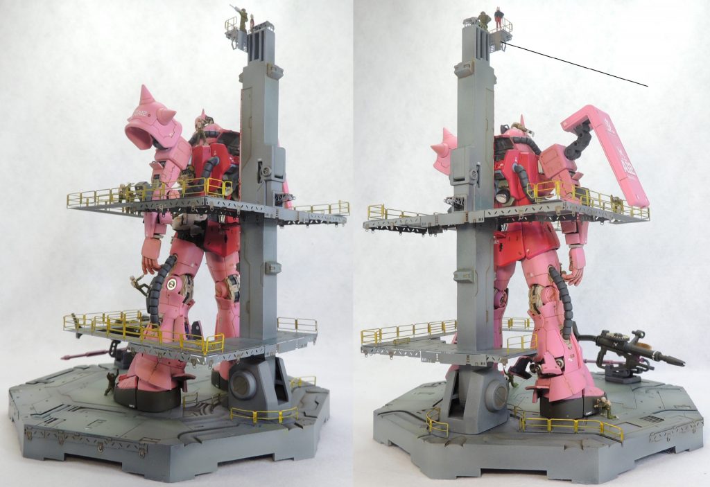 背面からのショットです。ベースはアクション・ベースを使用。