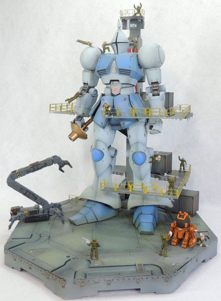 おまけ:他の1/144ＭＳも設置可能です。