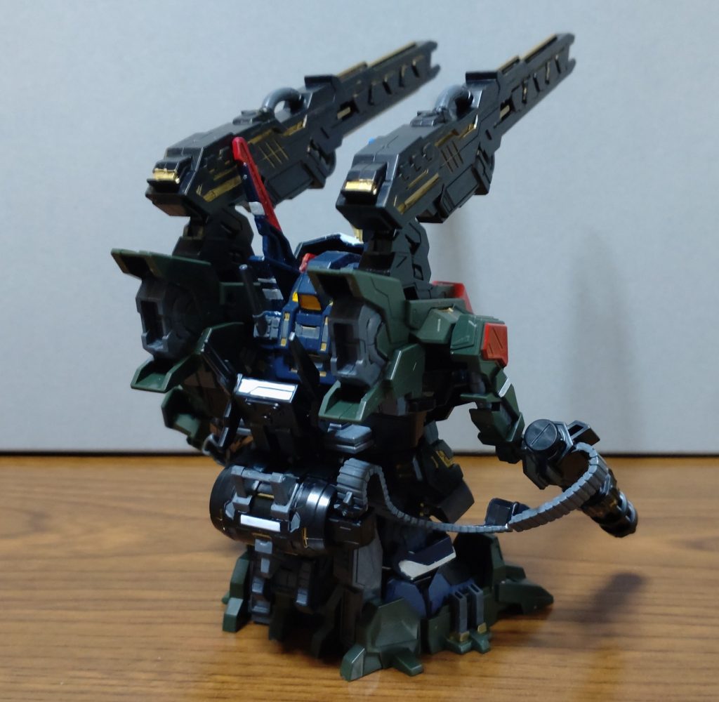 今回はDXセットの新規部分のみ制作で、本体は春に作ったものの流用っス DXセットの本体よ、いつの日かミキシングの材料に使われることを信じて安らかに眠って…