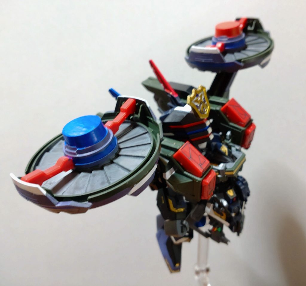 ・空中部隊装備隊員の装備だけど、自分購入予定は今の所ないので、ミサイルハッチ等の一部カラーリングはそのままにしてるっス