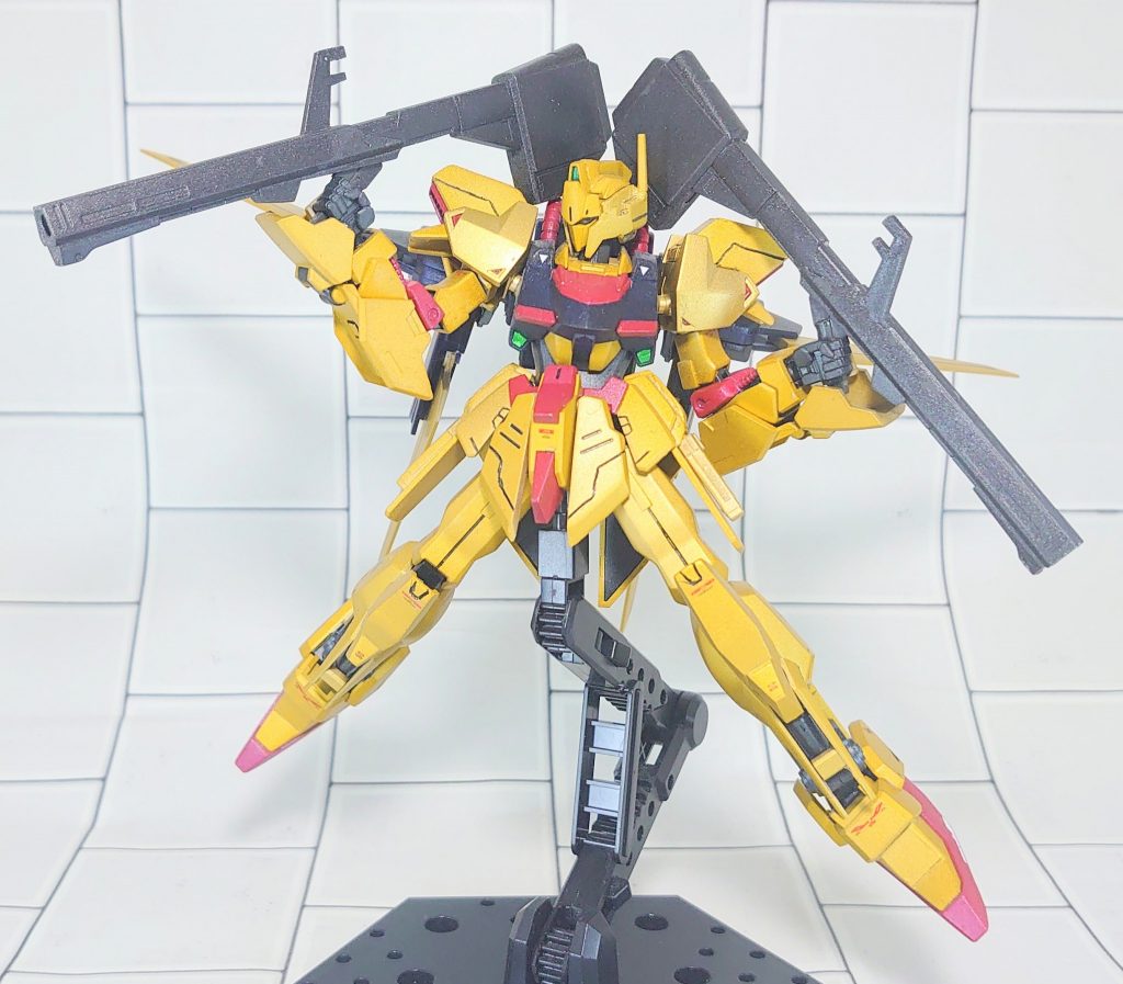 クレイ・バズーカルナゲイザーと百式のクレイ・バズーカ。どうせなら2丁持たせようと2つとも塗装、装備させました。