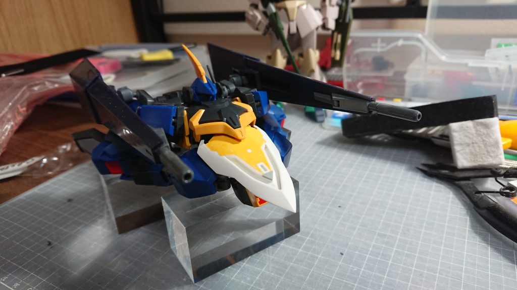 飛行形態塗装前。