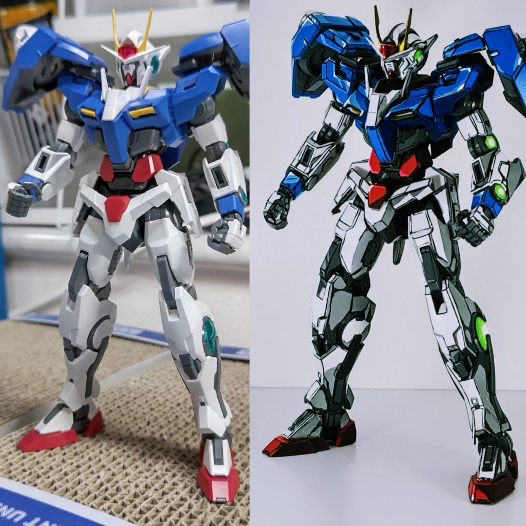 パチ組との比較。