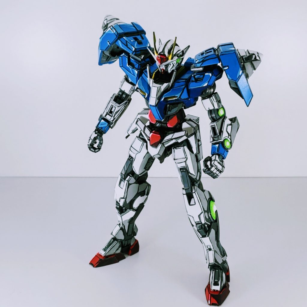 【イラスト風模型】1/100 MG ダブルオーガンダム