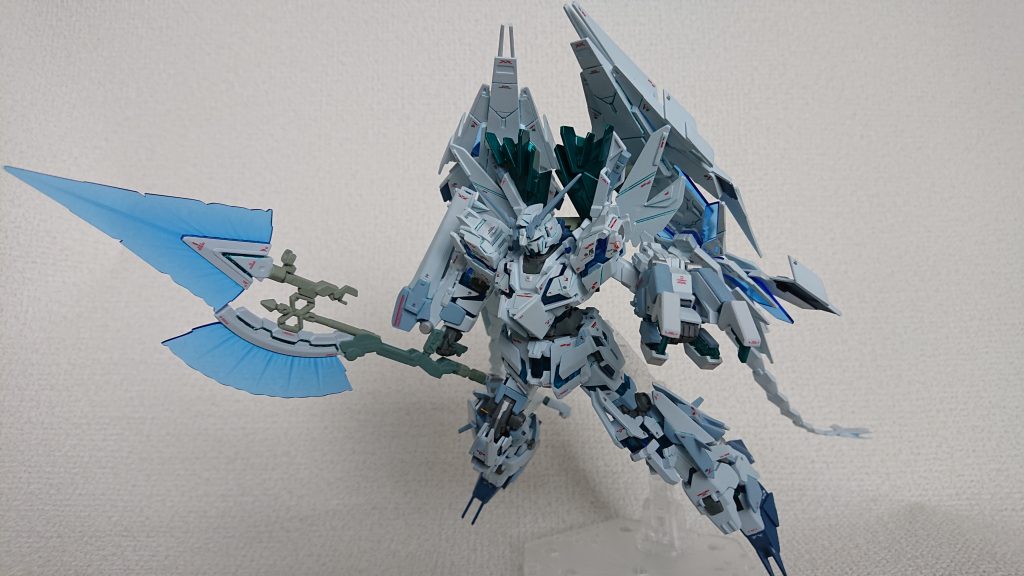 ハイパービームシャベリンカッコいいですが、重い、手首がぐにゅ。なので、槍的な思想を残して自分の好きな感じに改修↓❗