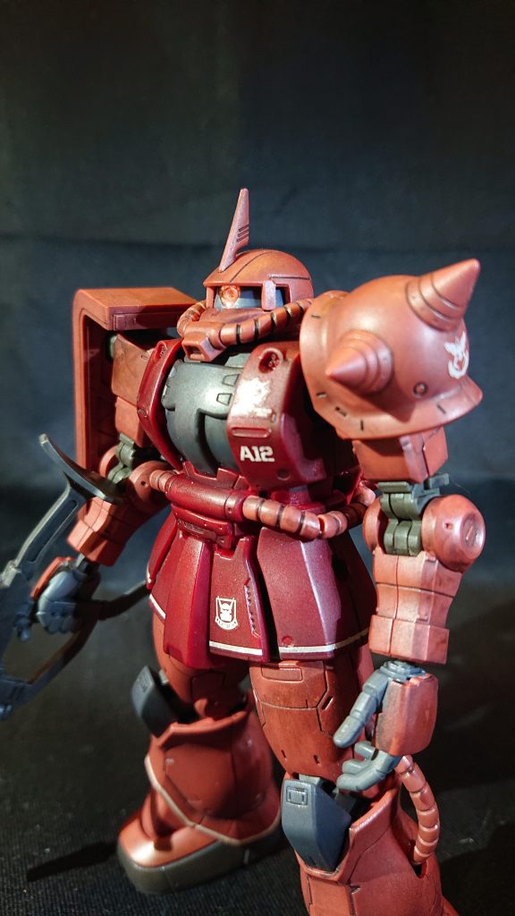 HG 1/144 MS-06S シャア専用ザクII (ORIGIN)–2枚目/制作者：かずよし