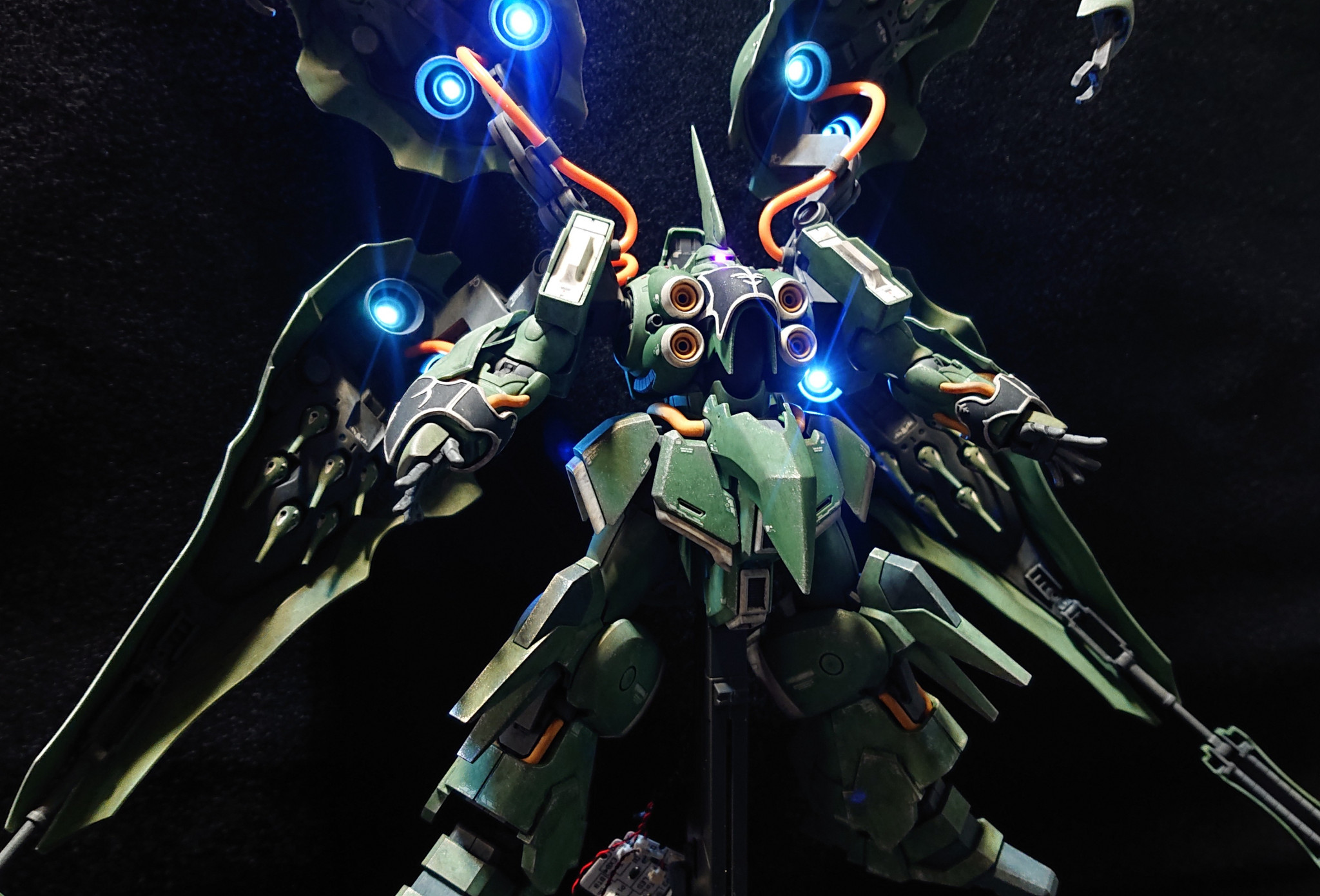 HG 1/144 クシャトリヤ(部分塗装、電飾、ウェザリング)｜Chohnan