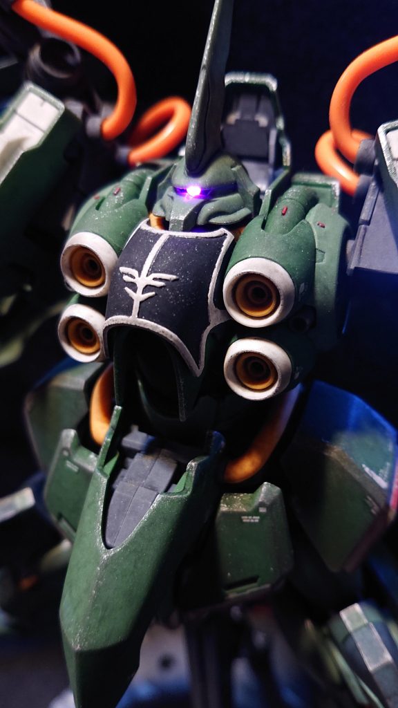 HG 1/144 クシャトリヤ(部分塗装、電飾、ウェザリング)–4枚目/制作者：Chohnan