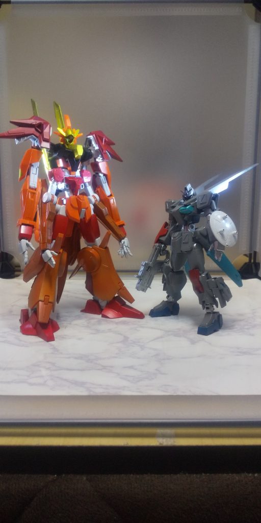 近くにあった1/144と。おっきい。