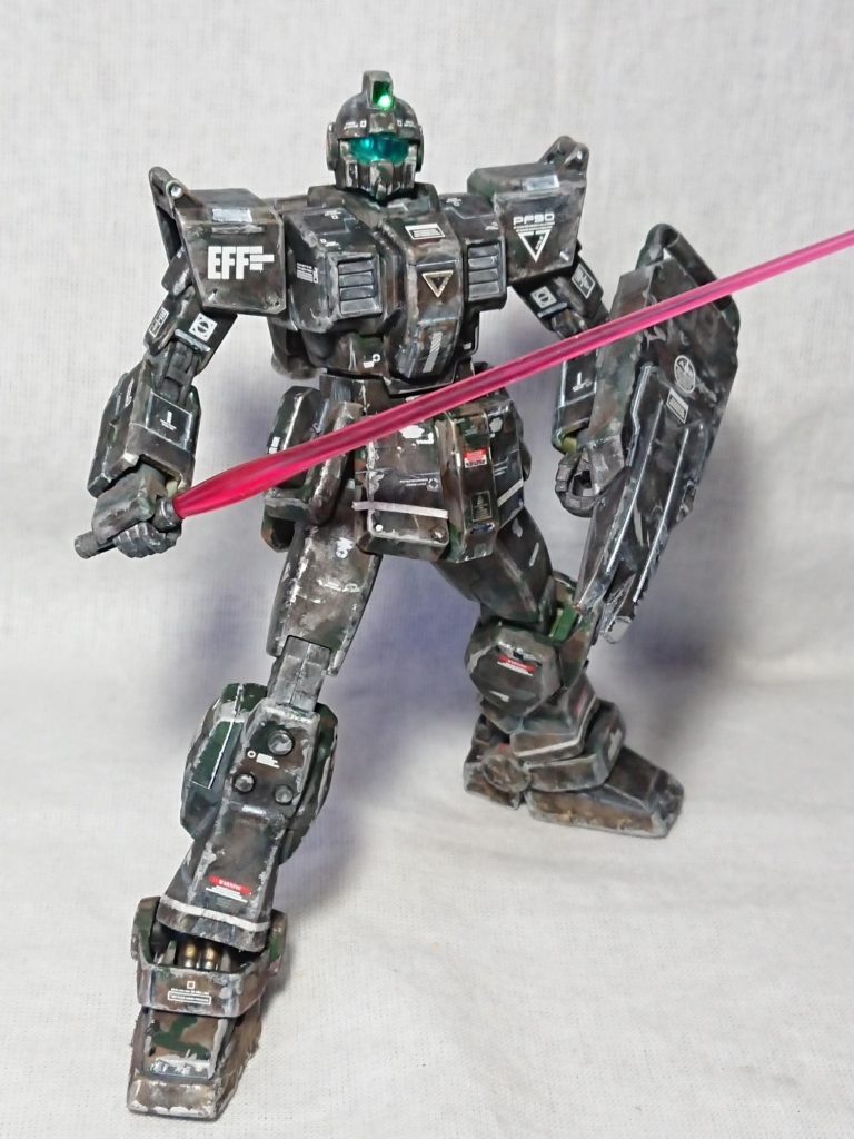 湿地帯用迷彩 HGUC 陸戦型ジム–4枚目/制作者：ＨＨ