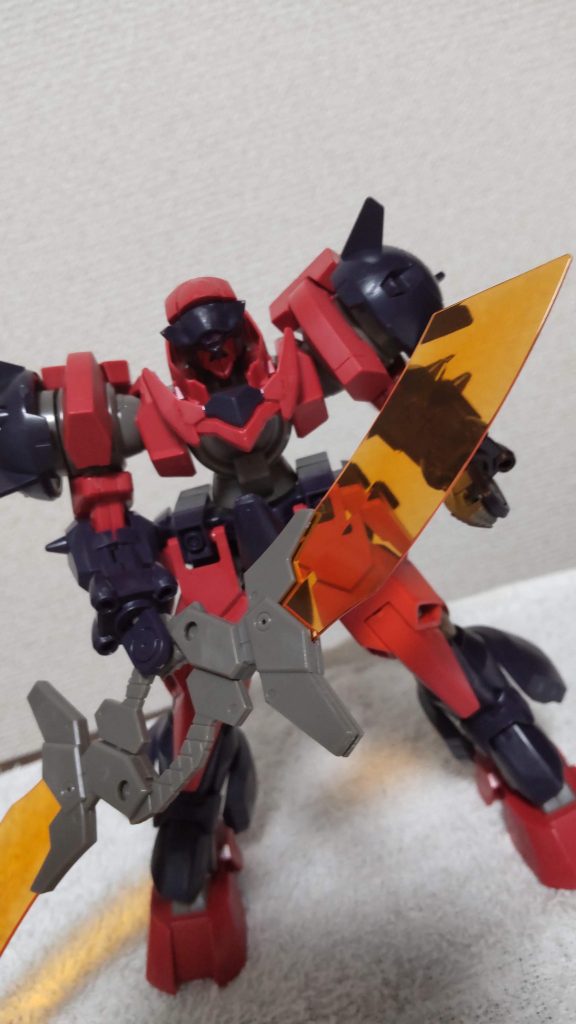 塗装前の仮組状態です。結構カッコいいですね。