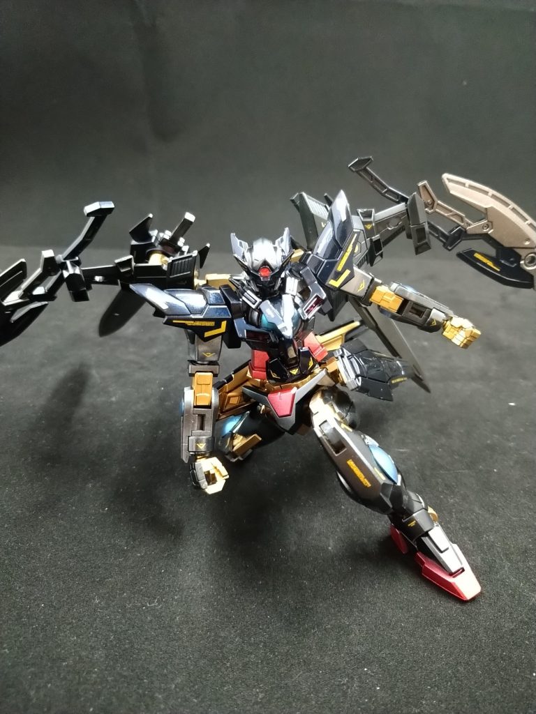 割と無茶なポーズにも答えてくれます!このように飛び降り着地みたいな事も可