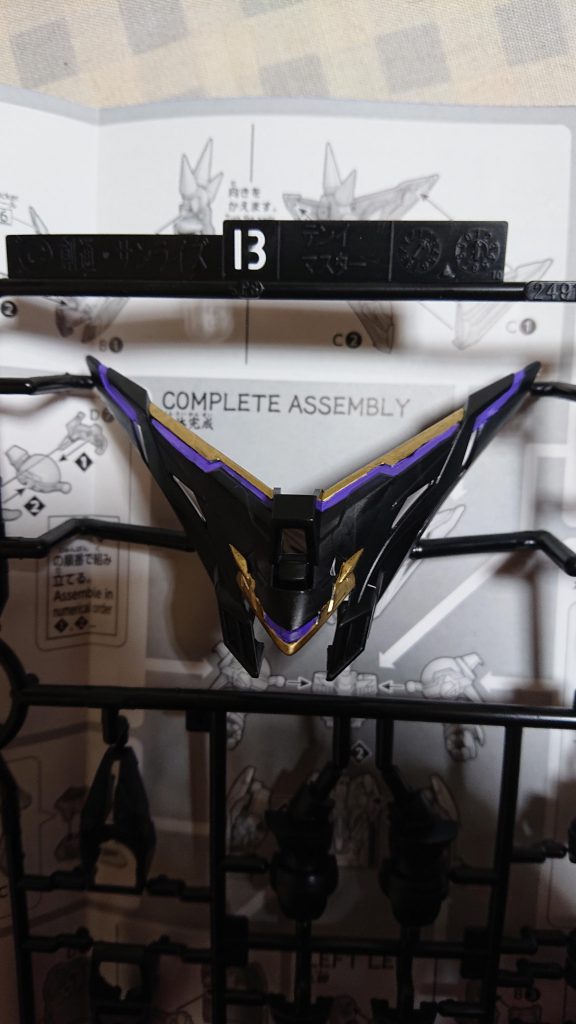 頭部の塗装です。