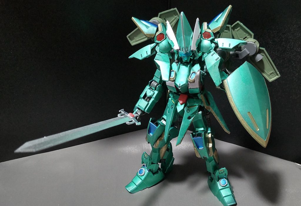 こうすれば名前の通り、騎士っぽさ全開に見えますね。