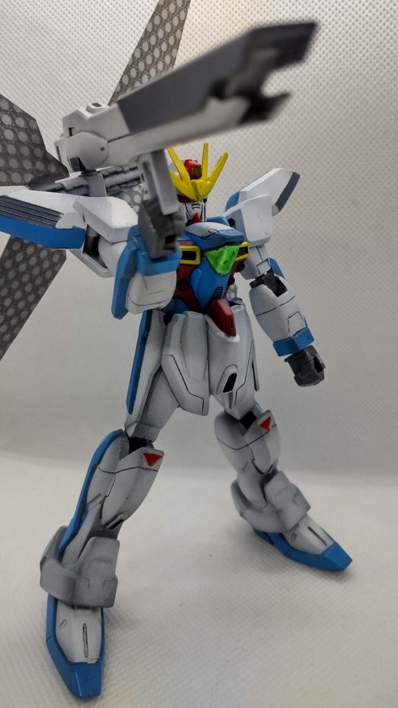 旧キット 1/144 ガンダムX–3枚目/制作者:shin