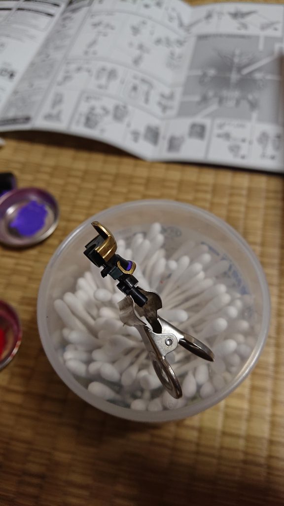 腕の塗装です。