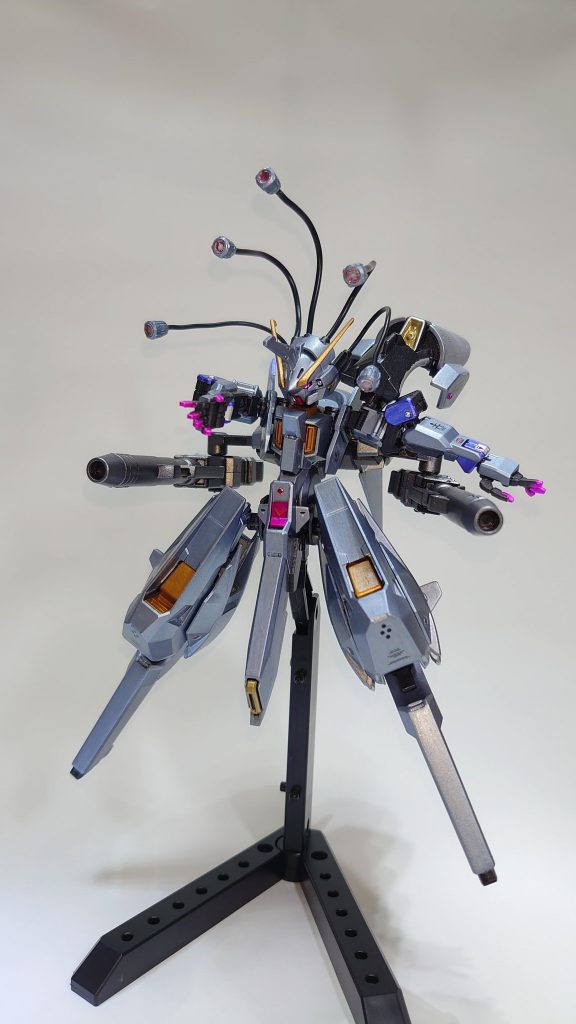 フルバーストモード！！副砲の有線ビーム砲×5が全方位にウネウネしますww