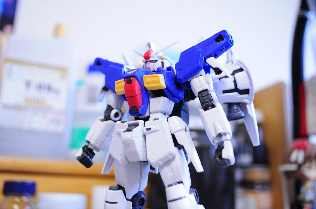 コアファイターがうまくはまってくれなくて素組の時点から困惑したりもしたという。