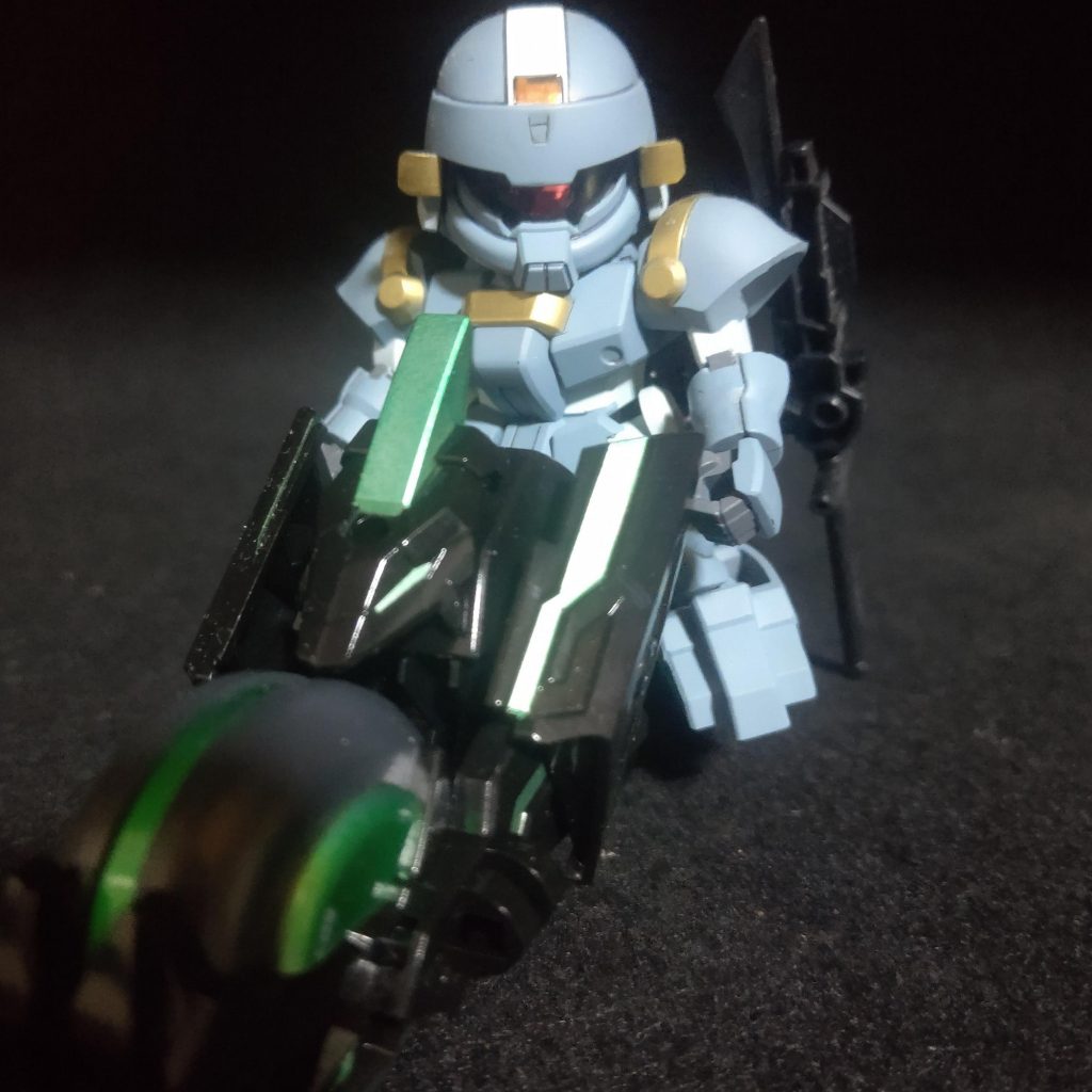 新たな武将 作ってないので過去品の部隊兵に またがってもらいました   