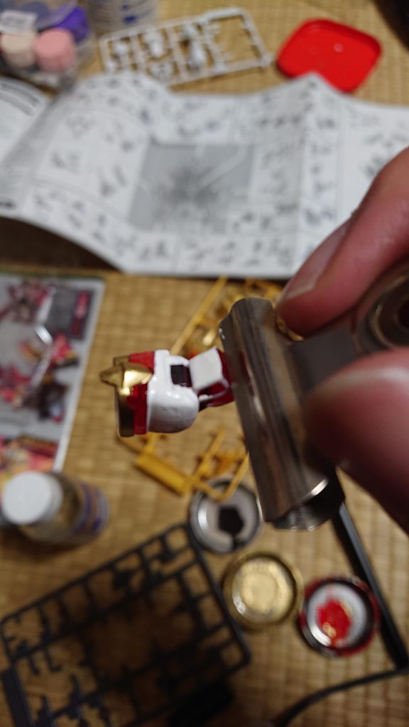 腕の塗装です。