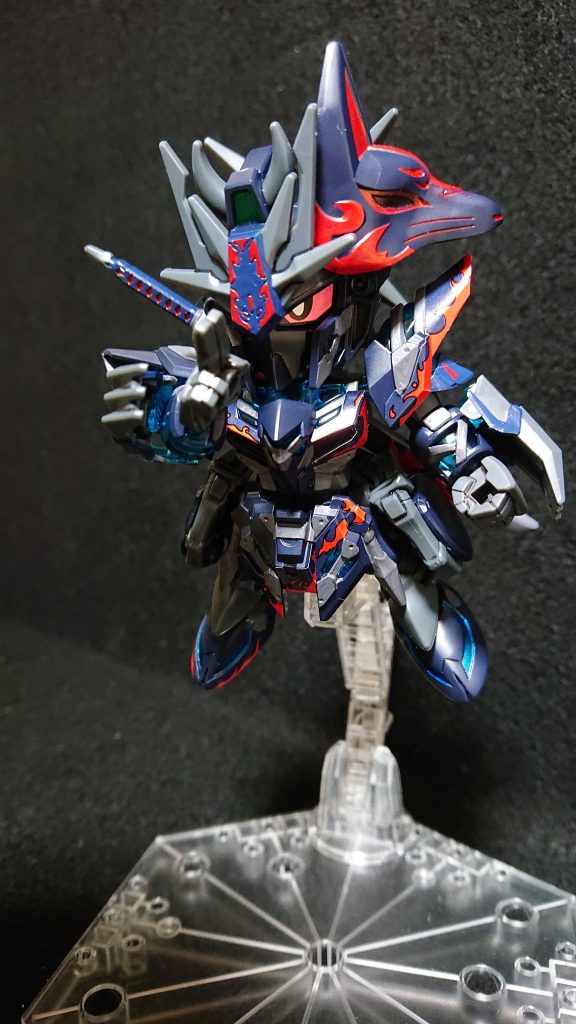 印を結んだポーズ。