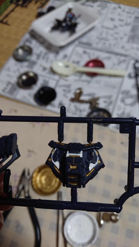 リアスカートの塗装です。