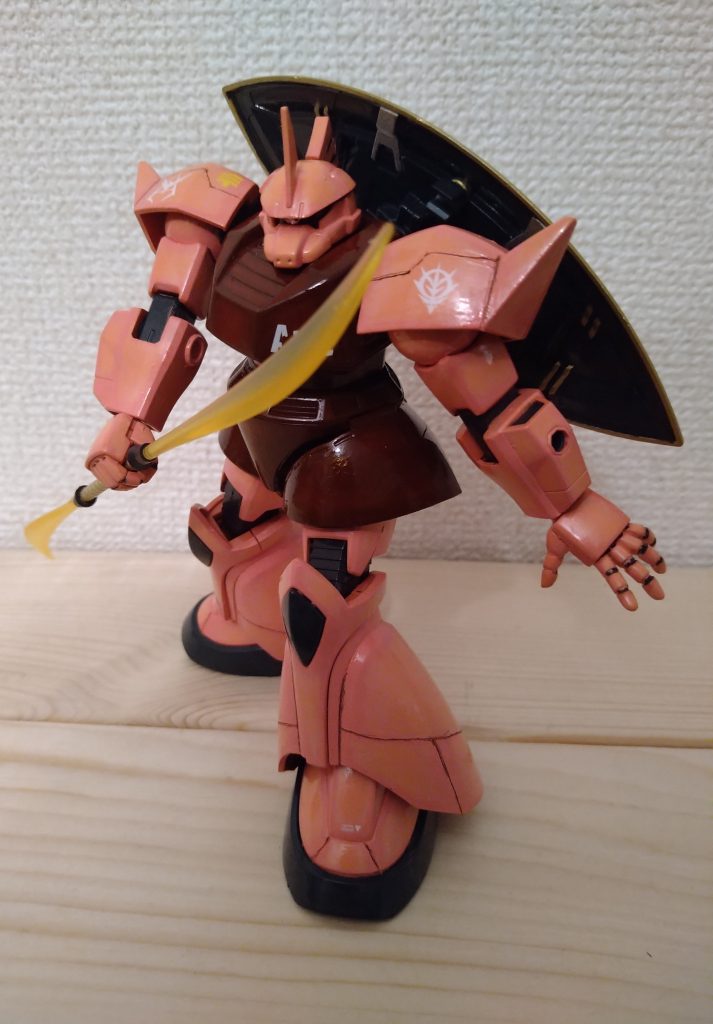 ビームサーベル？ゲルググの場合はナタ状なのが特徴ですよね！