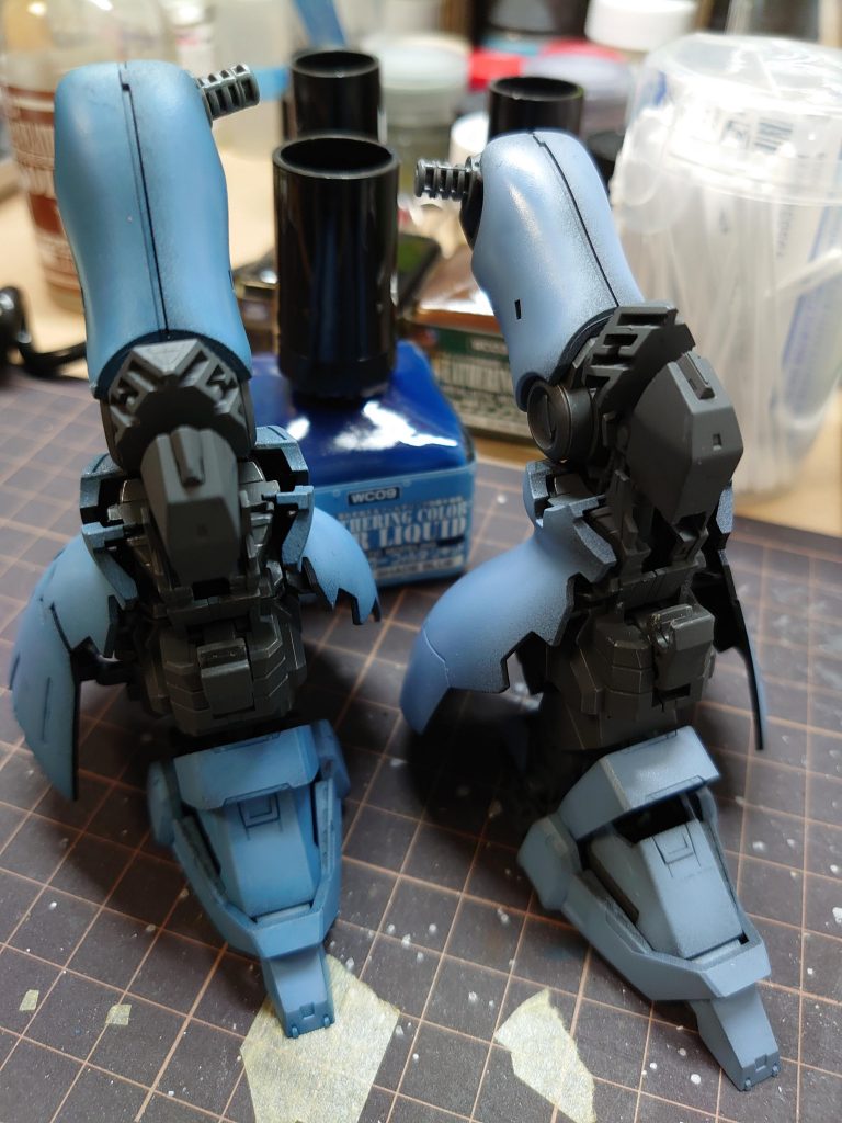 クレオスのウェザリングで深みを出しました。