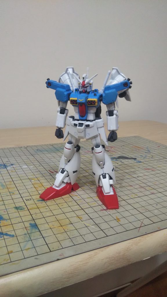 部分塗装 ハンドパーツはビルダーズ ハンドパーツをレジンで複製。胸と肩のバーニアは開閉パーツ差し替えにして欲しかったなぁ~何とかしたいなぁ~😩と思ったのですが 部分塗装したら気にならなくなりました😅