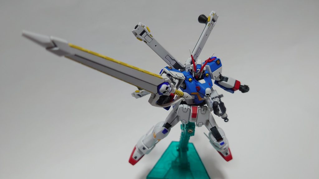 ムラマサ・ブラスター①ザンバスター用の持ち手を使って持たせています。