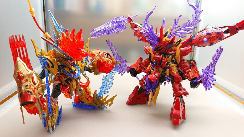 牛魔王の武器による攻撃を憤侭轟拳(ふんじんごうけん)で相殺する悟空互角に渡り合い激闘を繰り広げる!