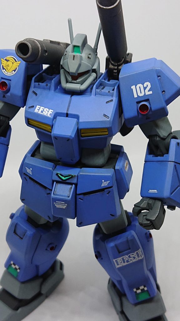 肩部のスラスターもディテールアップ