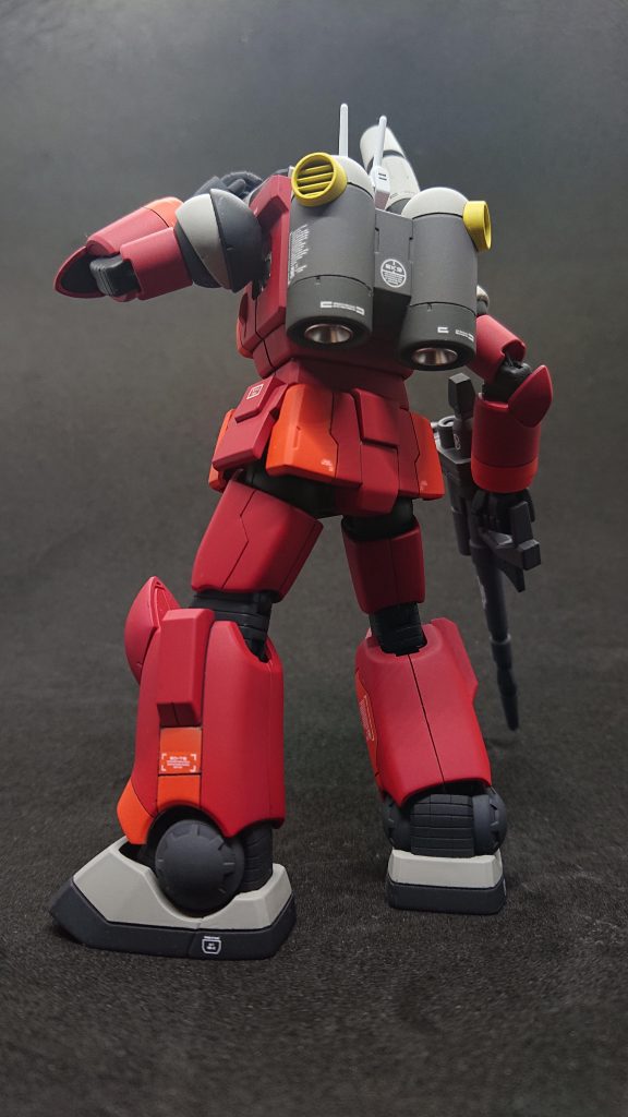 適度にスジボリを施し、塗り分け。イメージ通りの配色で仕上がりました。