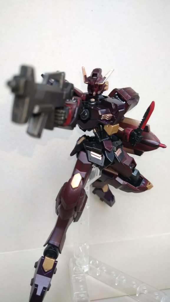 射撃です!分かりにくいですが…ライフルはガンメタルでウェザリングしました…
