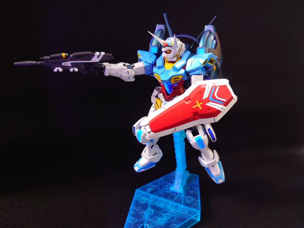 UVライトをあてました。クリアパーツが光ります✨