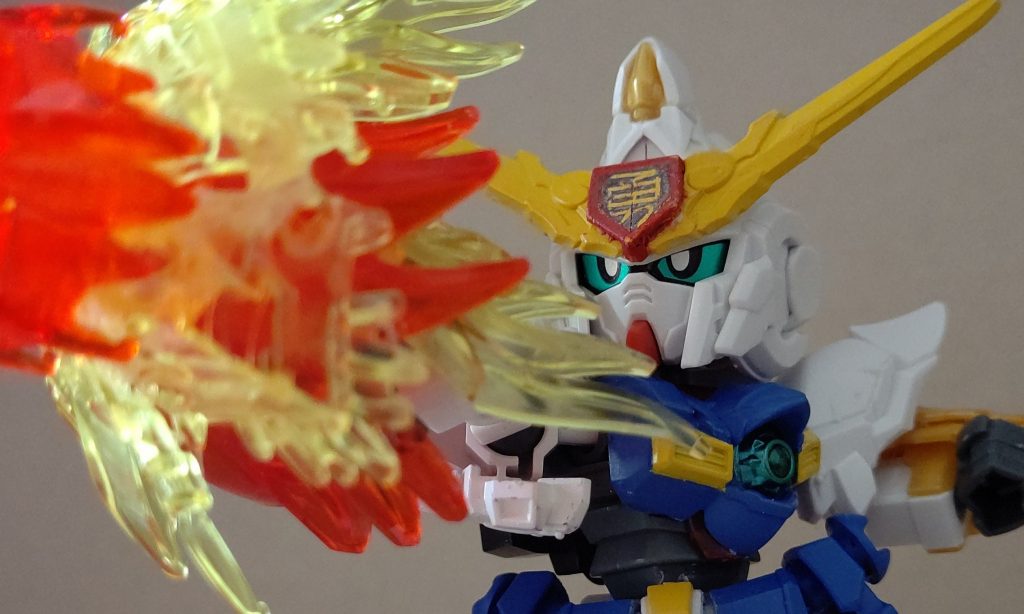 このエフェクトを作るためだけに、孫パパが一体犠牲になった。