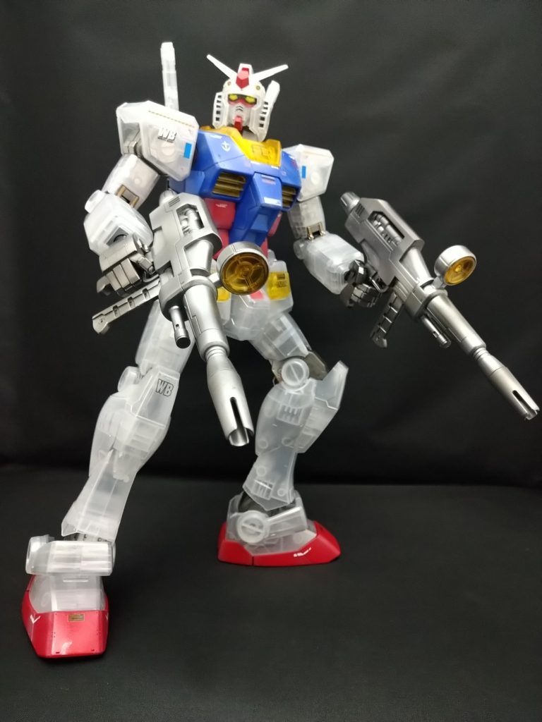 ライフル2丁。4体目のメガサイズから移植。