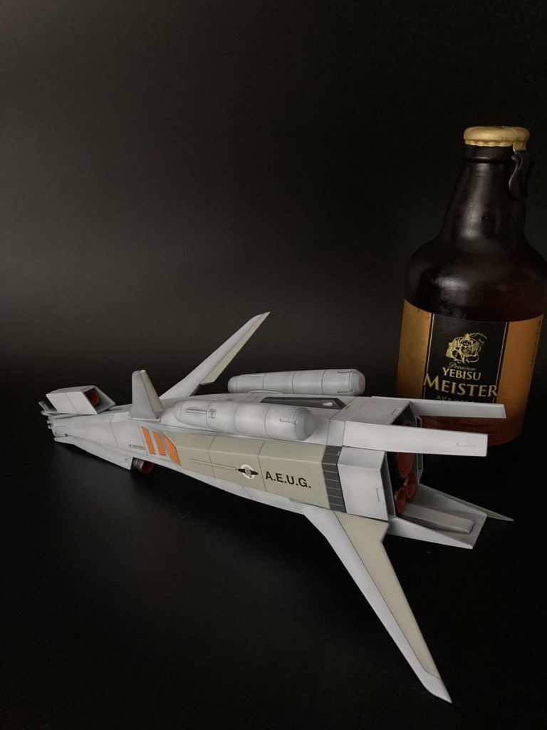 ギャプランブースターにはＭＧリガズィの増槽を追加。エゥーゴのマークとロゴが今作一番貼りたかったデカール。