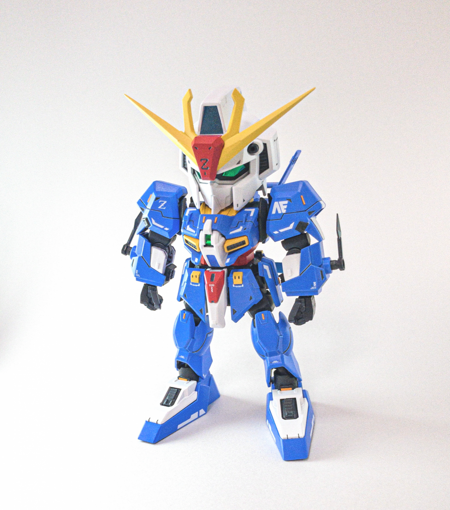 正面！胸部はAGEシステムをイメージした配色にしてみました😆