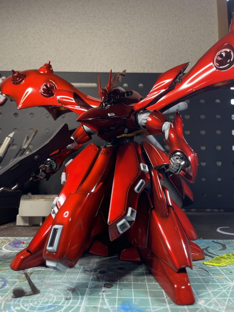 HGナイチンゲール　キャンディ塗装　おまけ付き！ HG ナイチンゲール キャンディ塗装/ RG Hi-ν ガンダム 部分塗装