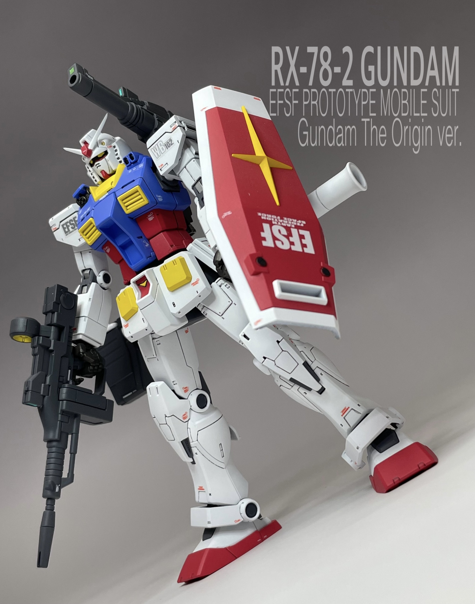 HG RX-78-2 GUNDAM the Origin｜ステテコさんのガンプラ作品｜GUNSTA 