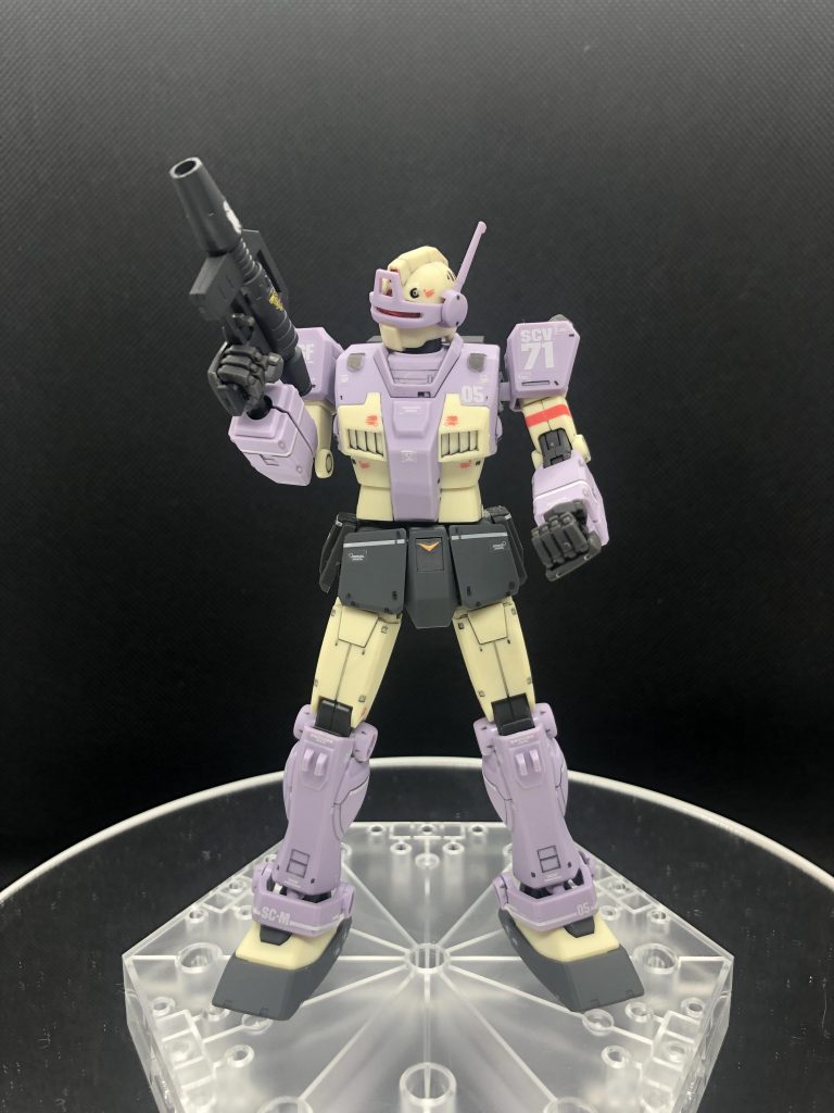 作業内容①組み立て②タミヤダークグレースミイレ③バーニア部分塗装(ガンダムマーカー メッキシルバー+エナメル クリアブルー)④バルカン部分塗装(エナメル ガンメタ)⑤クレオス ラッカーつや消し✖︎2ここまでご覧頂きありがとうございました!#ガンダム #ガンプラ #ガンプラは自由だ #ガンプラは自由だが買うのは不自由 #HG #オリジン #GM #プラモデル