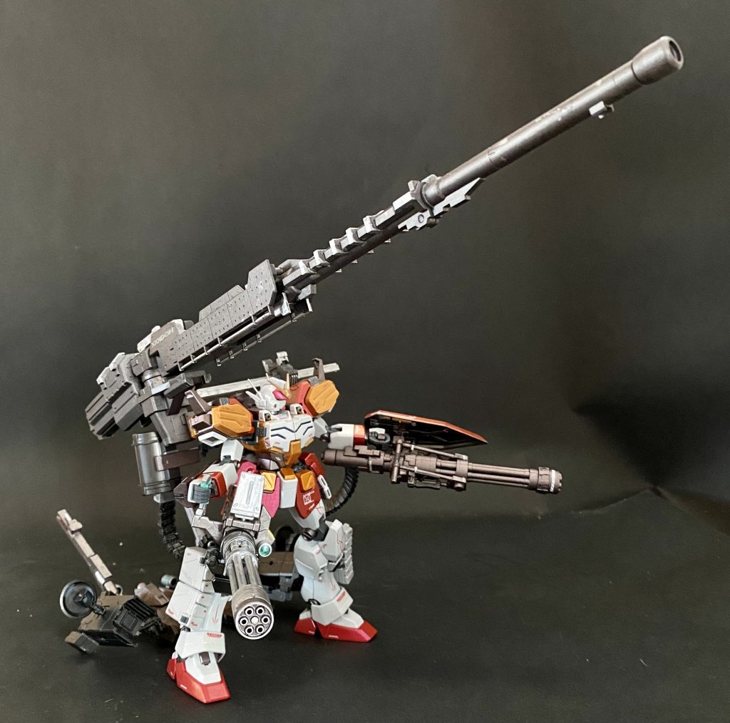 グレネードキャノン展開!自立するガッチリさ😆