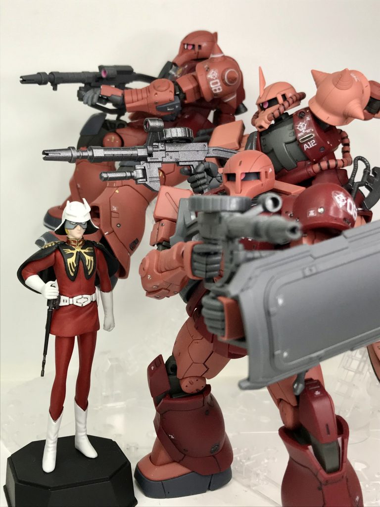 シャアも満足のようです(^^)ちなみに120投稿めでした♪