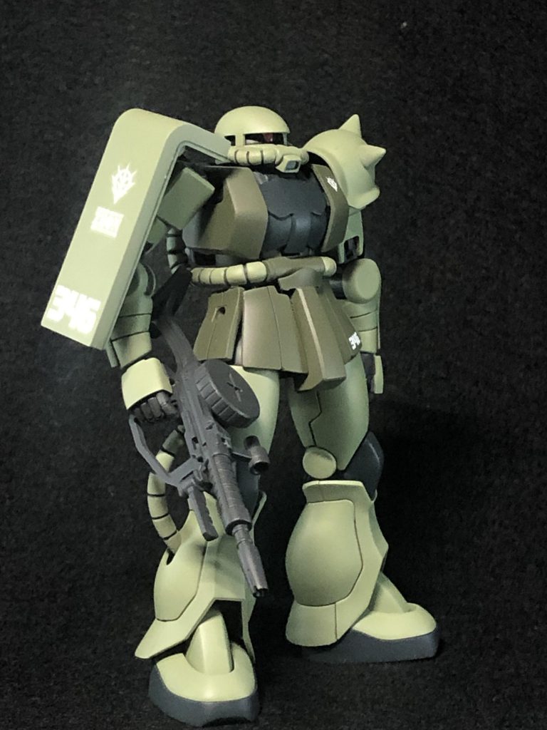 どノーマルなのでデカールは控えめにガンダムデカールとGHLの付録と明日のデカールのナンバリングを使用しました。