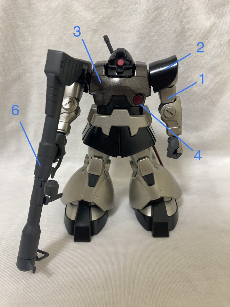 #1 HGUC 1/144 ドム–2枚目/制作者：ピオカ