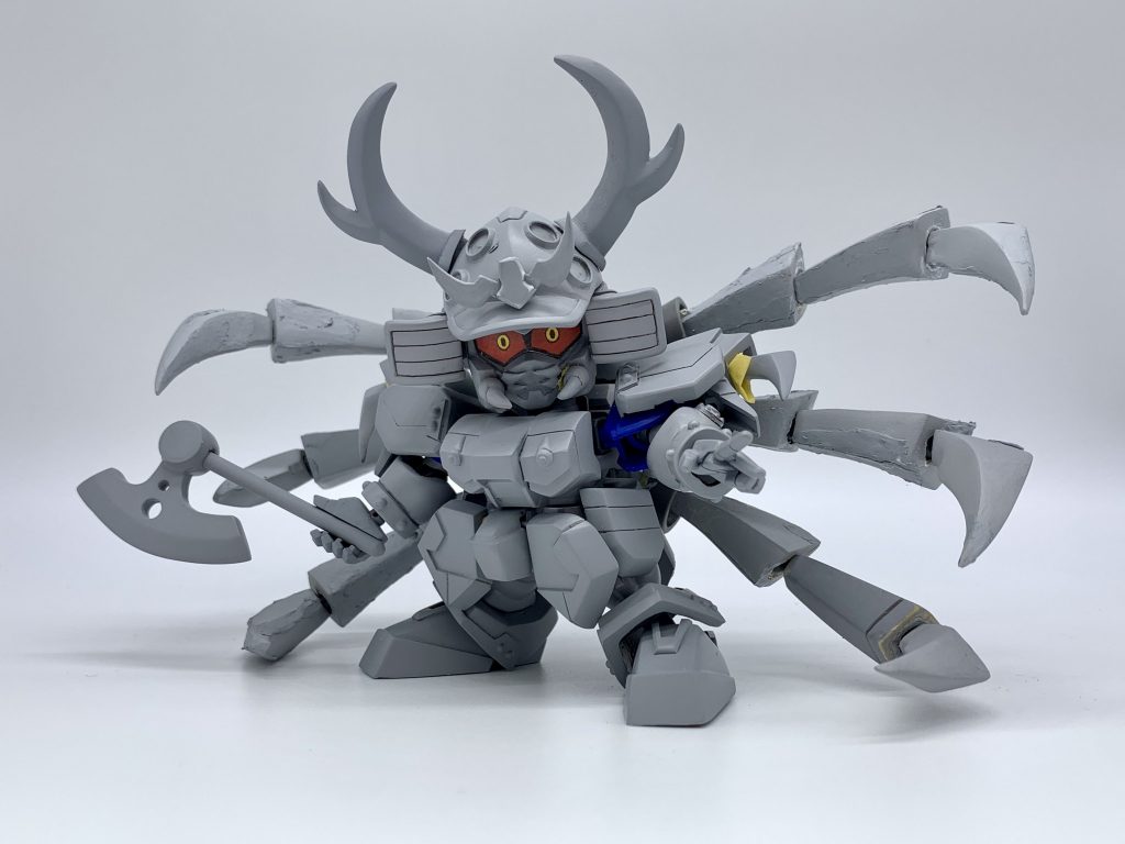 バックパックと武器が仕上がって来た制作21日目。