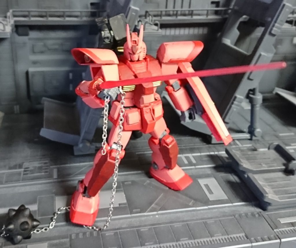 ＨＧUCRX78ベース レッドウォリア–2枚目/制作者：アレス