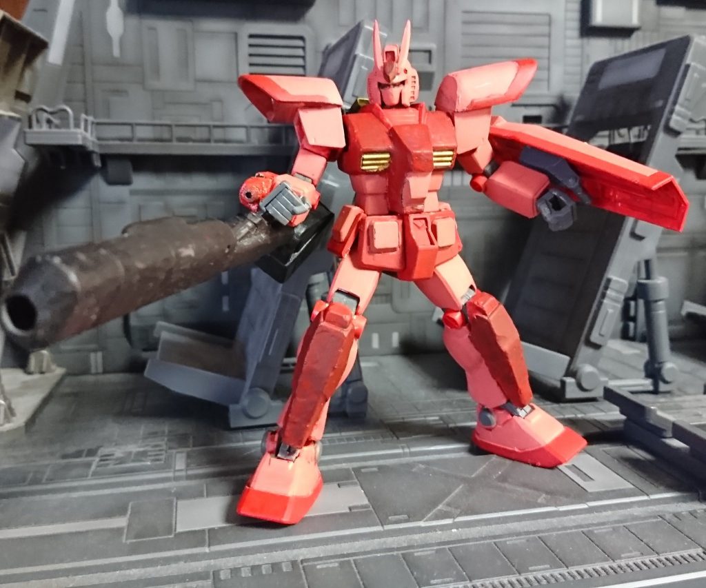 ＨＧUCRX78ベース レッドウォリア–3枚目/制作者：アレス