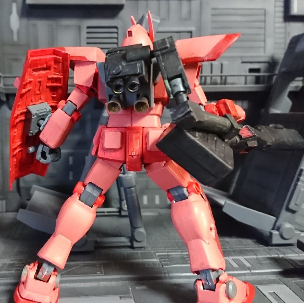 ＨＧUCRX78ベース レッドウォリア–4枚目/制作者：アレス